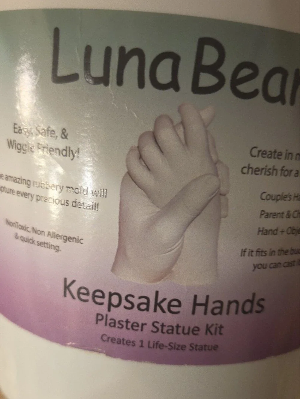 Keepsake Hands Plaster Kit - White